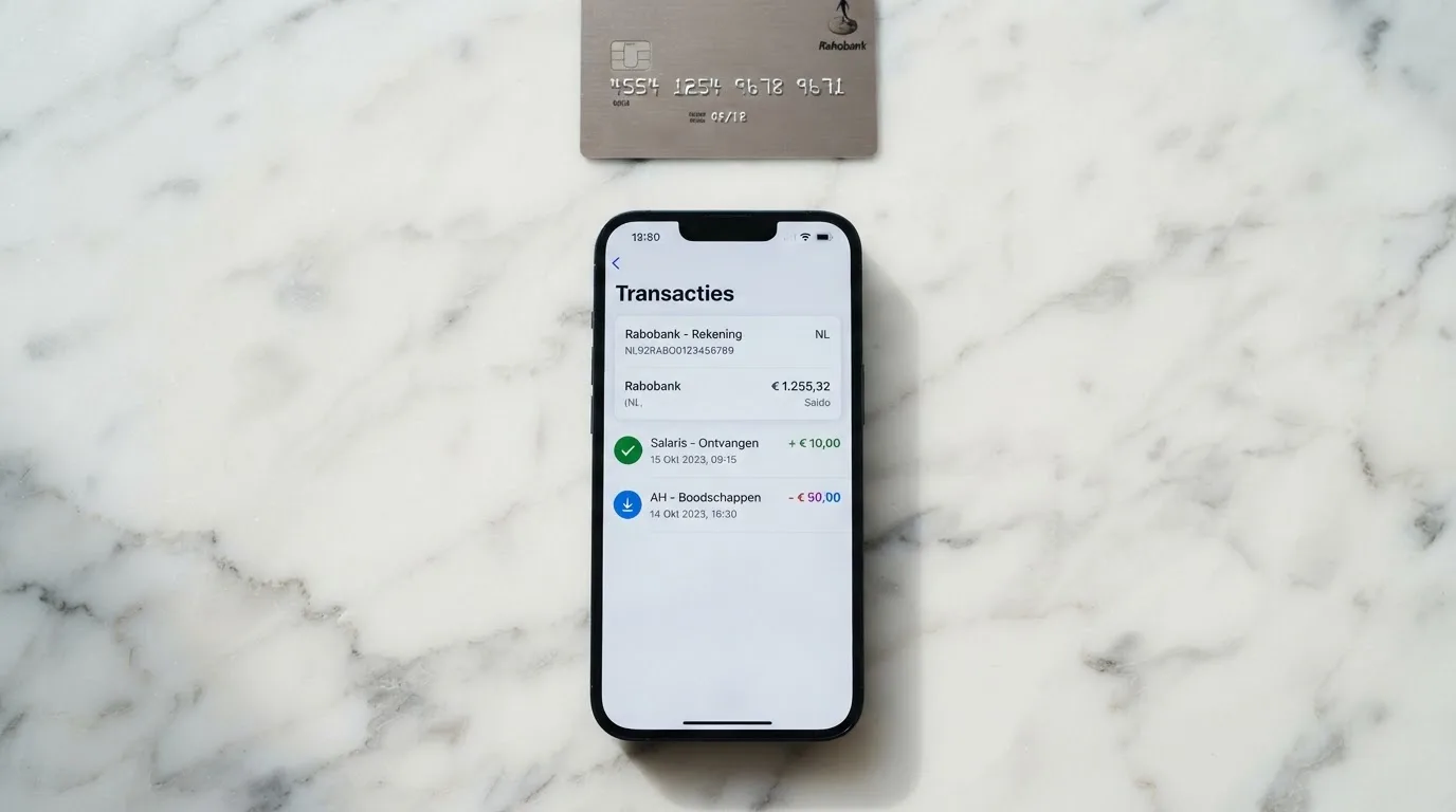 Een MuchBetter-betaalscherm op een telefoon met daarop een transactieoverzicht van stortingen en opnames